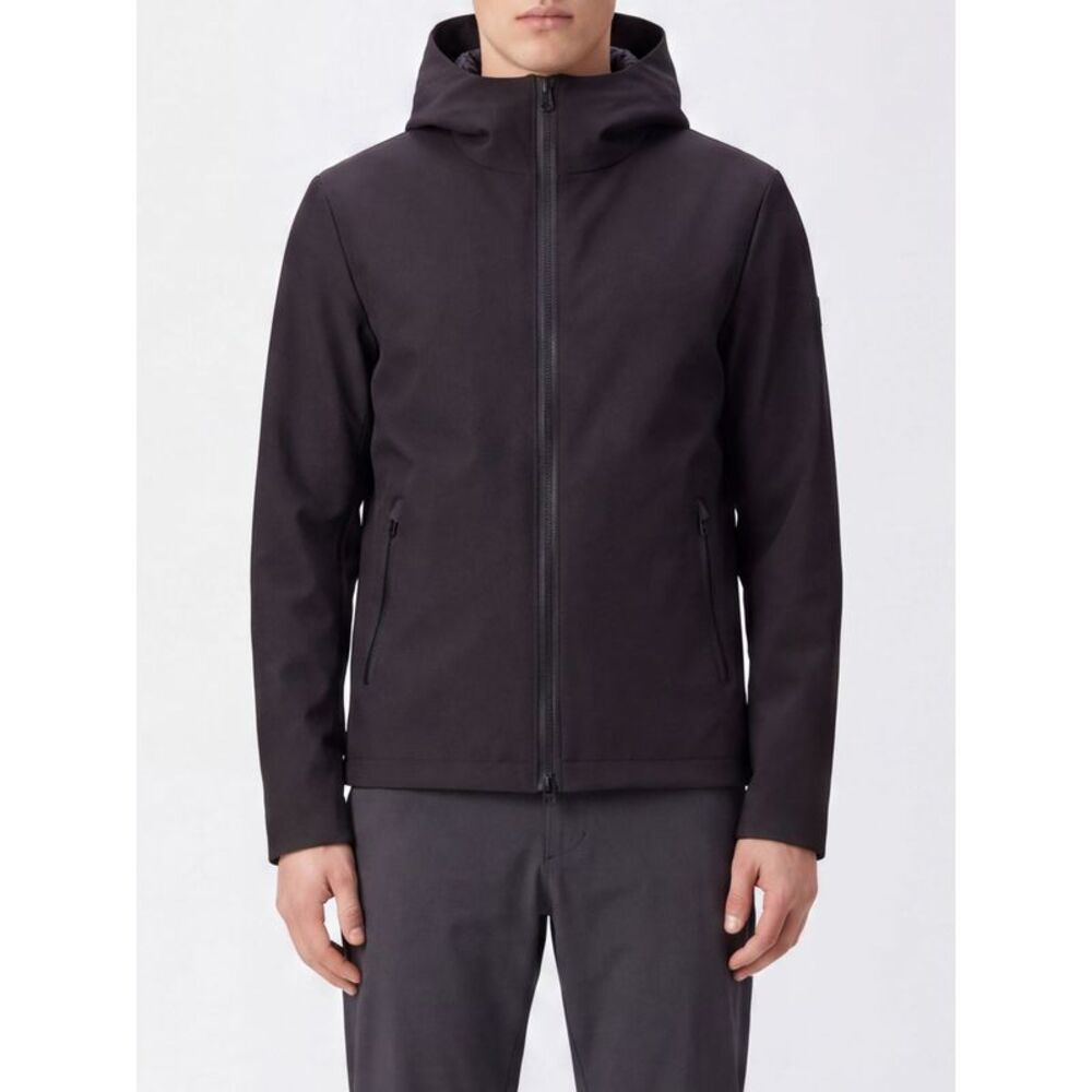 Woolrich Men Woolrich Shell Softshell Hooded Jacket With High Neck